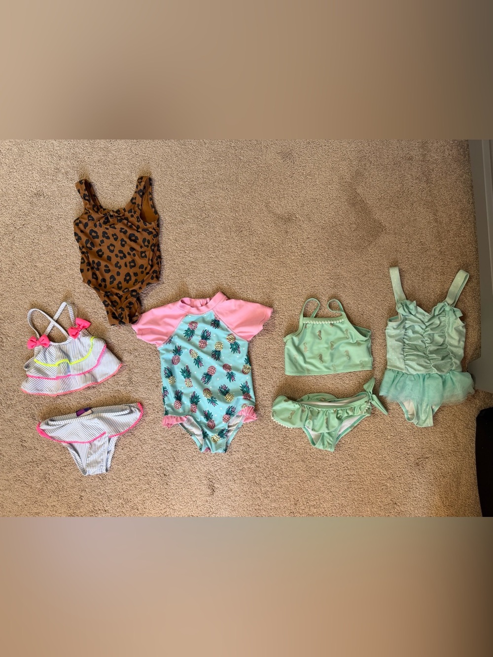 Girls swimsuits Swimsuits in variety of sizes  (18month to 3T)